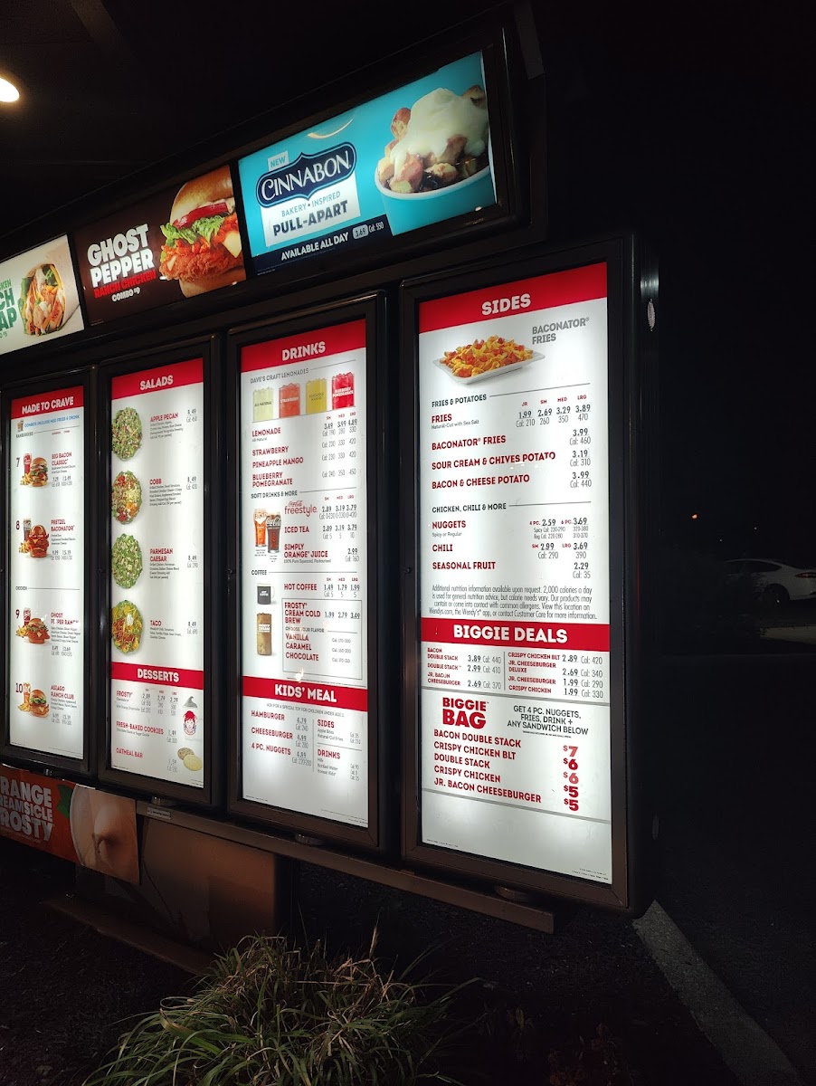 Wendy's Photo Menu 2