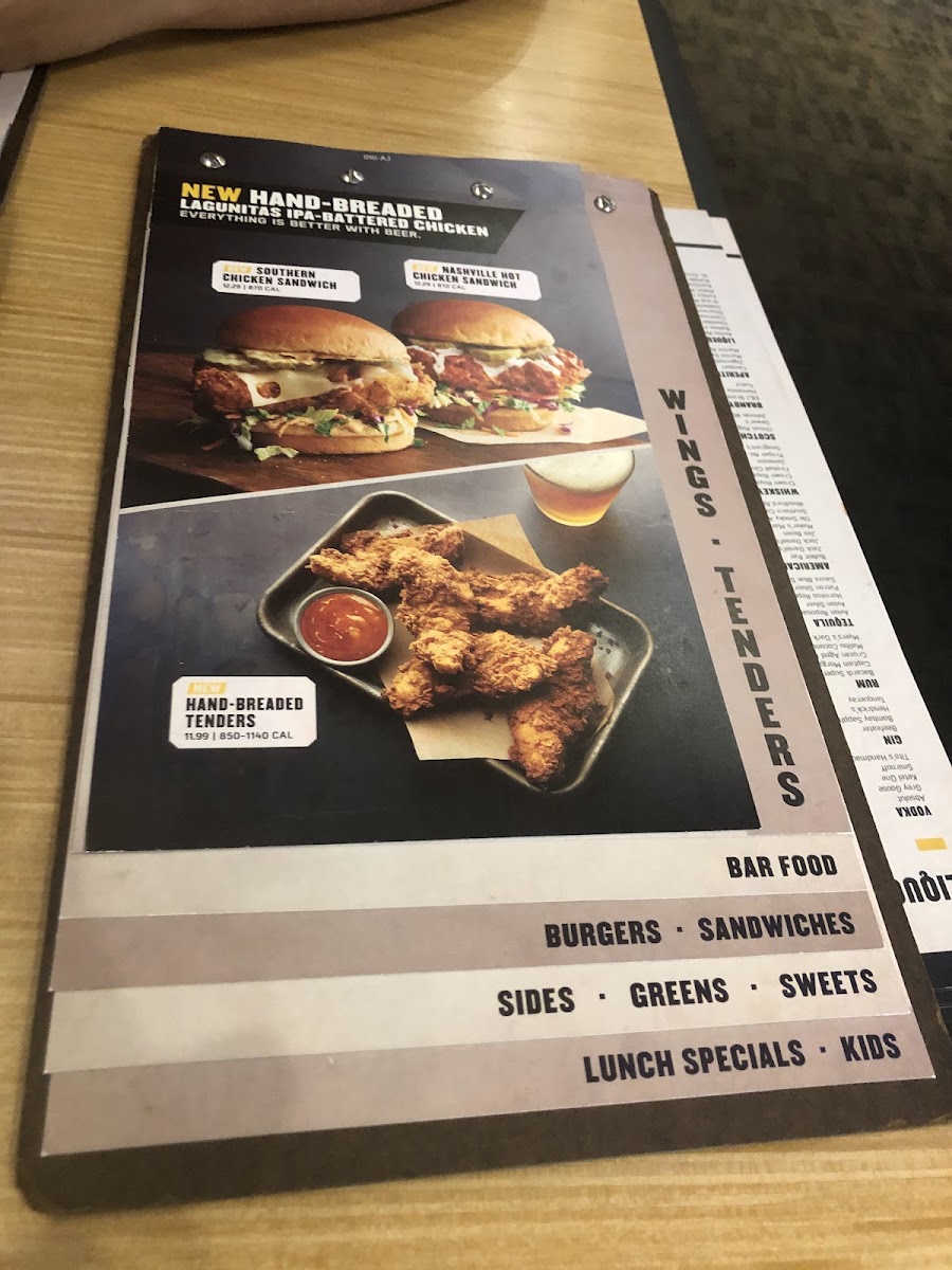 Buffalo Wild Wings Photo Menu 3