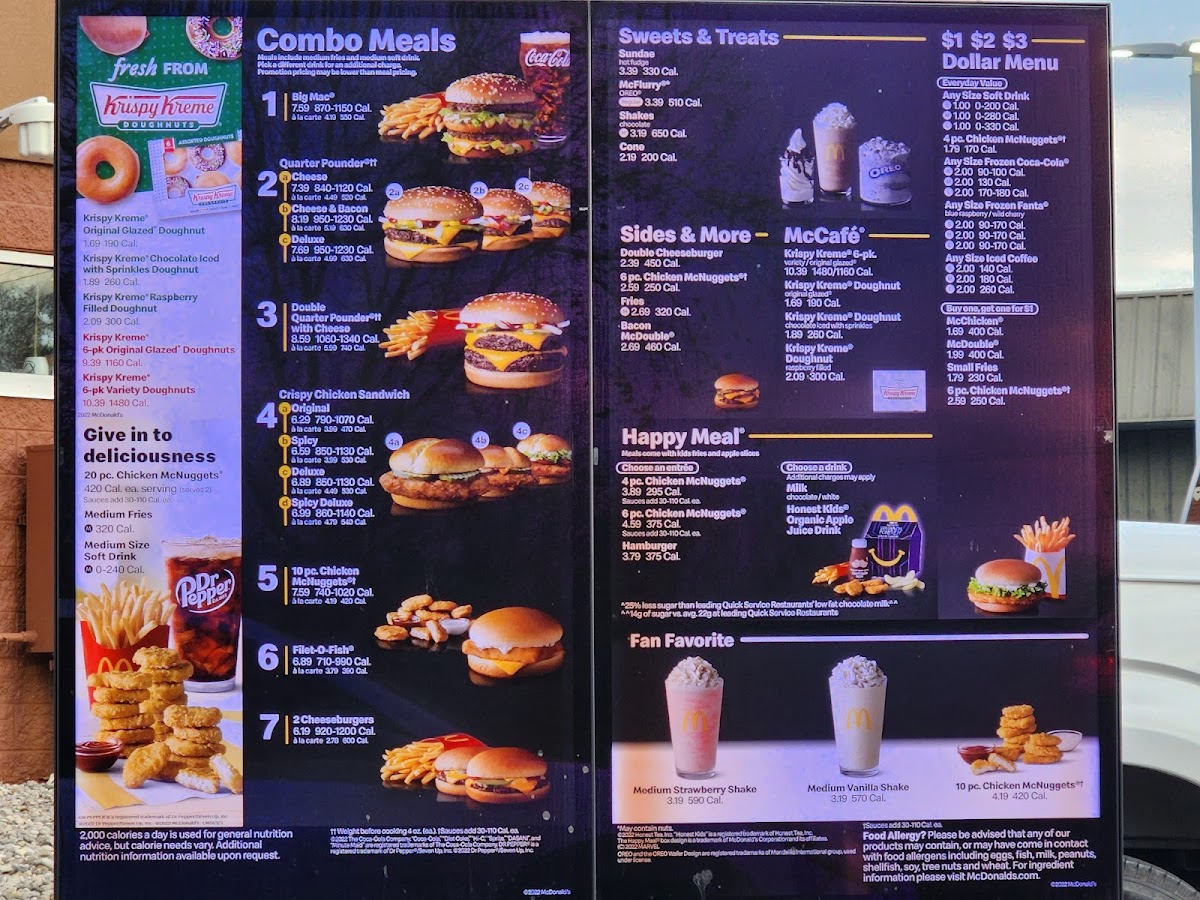 McDonald's Photo Menu 1