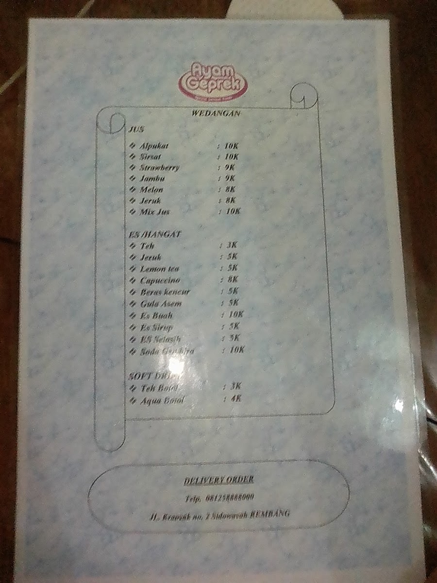 Ayam Geprek SAKO Photo Menu 10