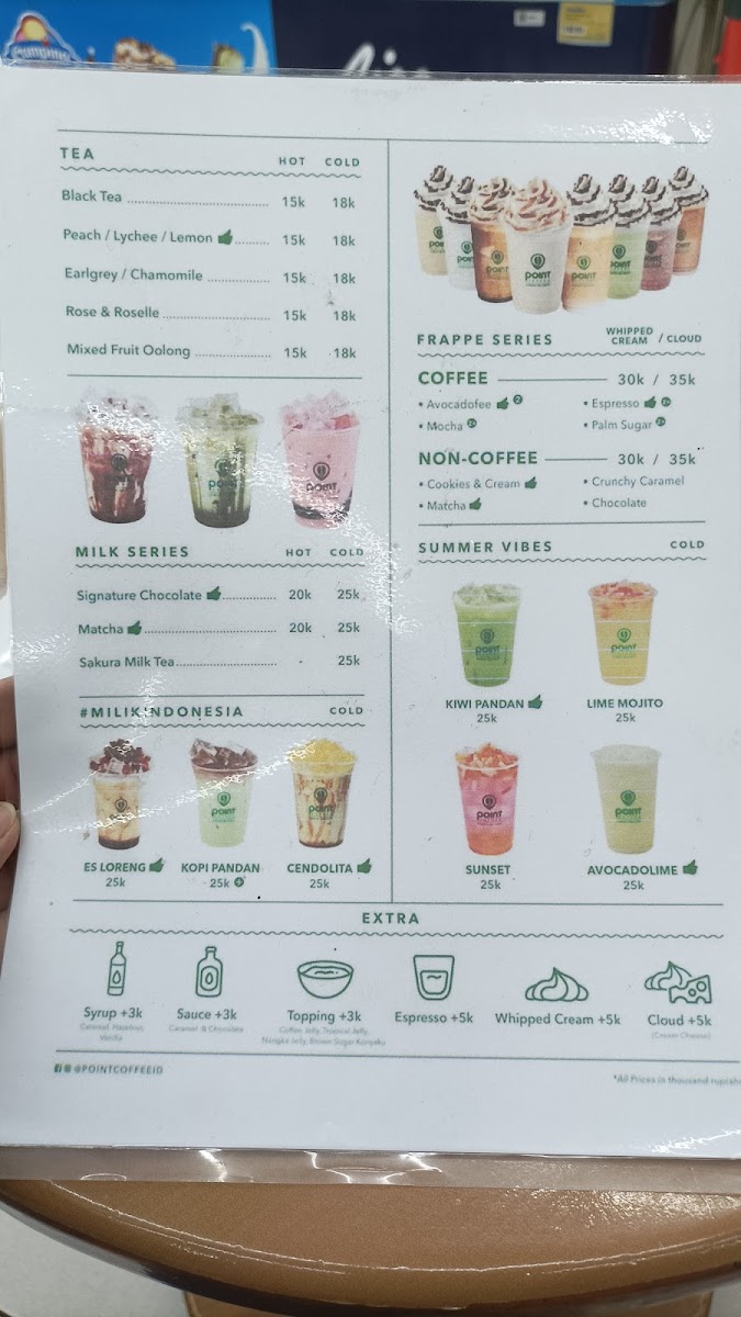 Point Coffee Photo Menu 3
