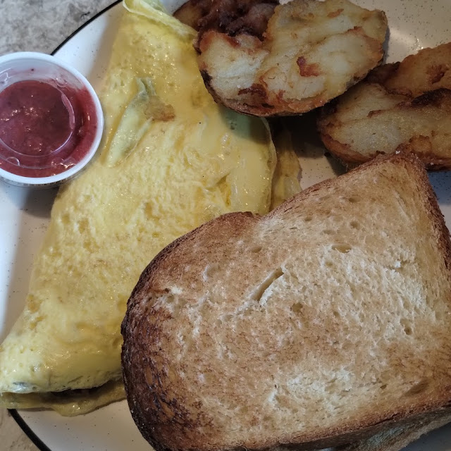 Mushroom Omelette with Potatoes
