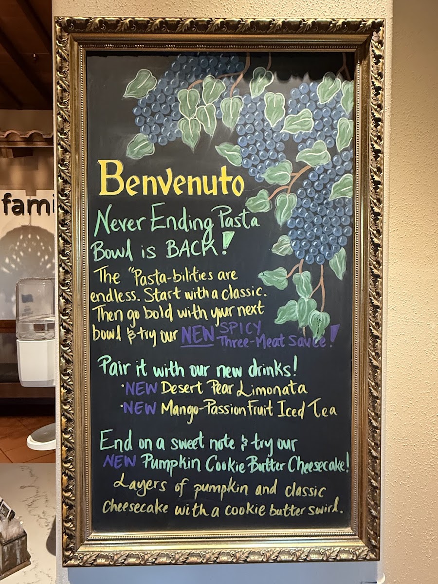Olive Garden Italian Restaurant Photo Menu 3