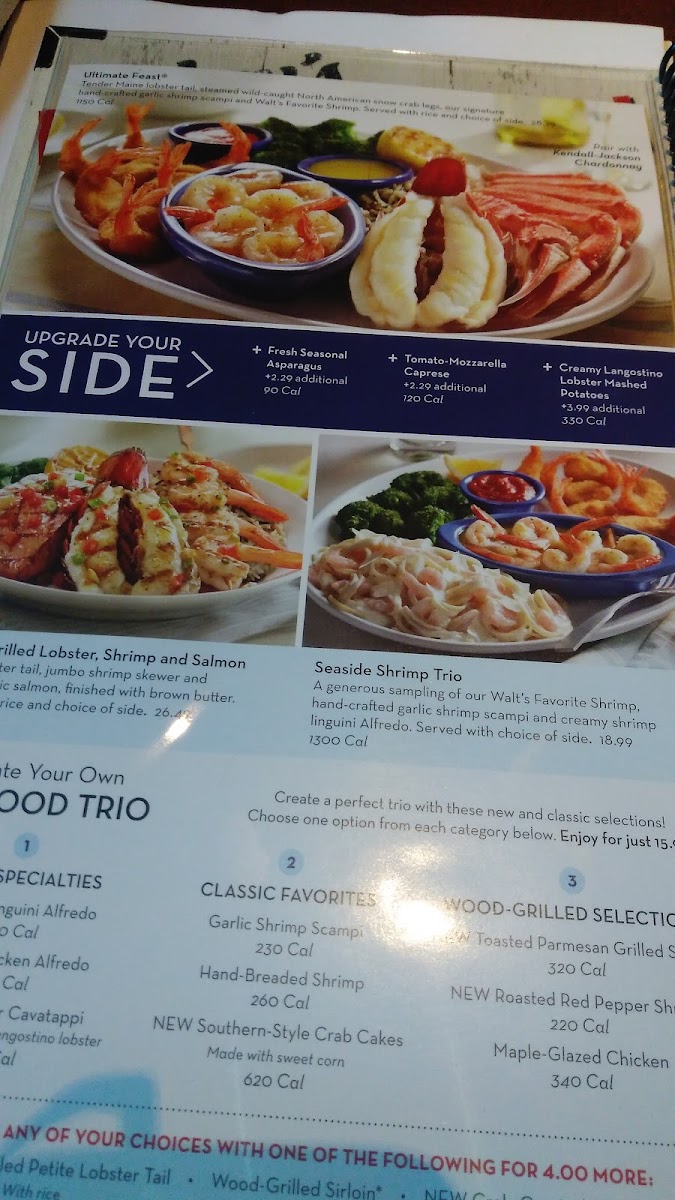 Red Lobster Photo Menu 7