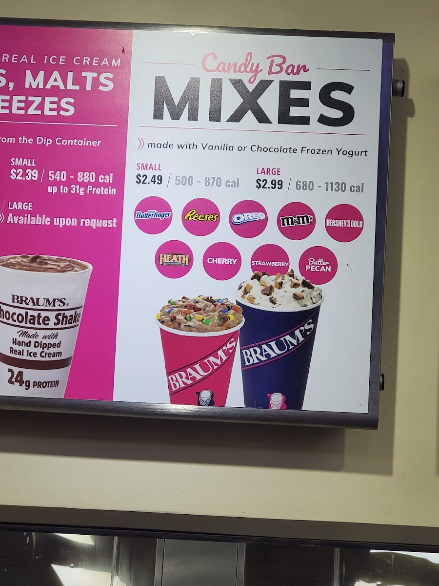 Braum's Ice Cream & Dairy Store Photo Menu 5