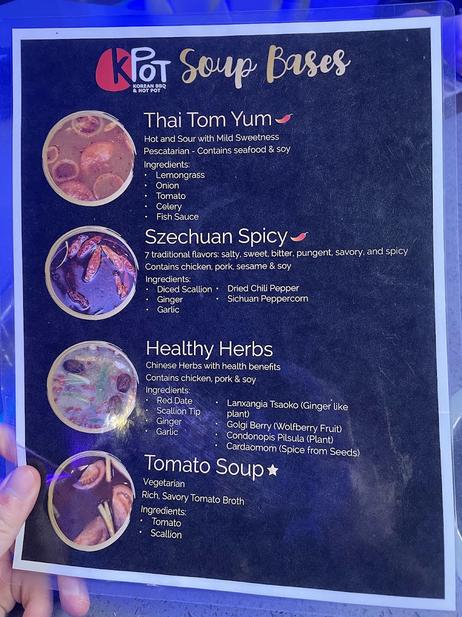 KPOT Korean BBQ & Hot Pot Photo Menu 4