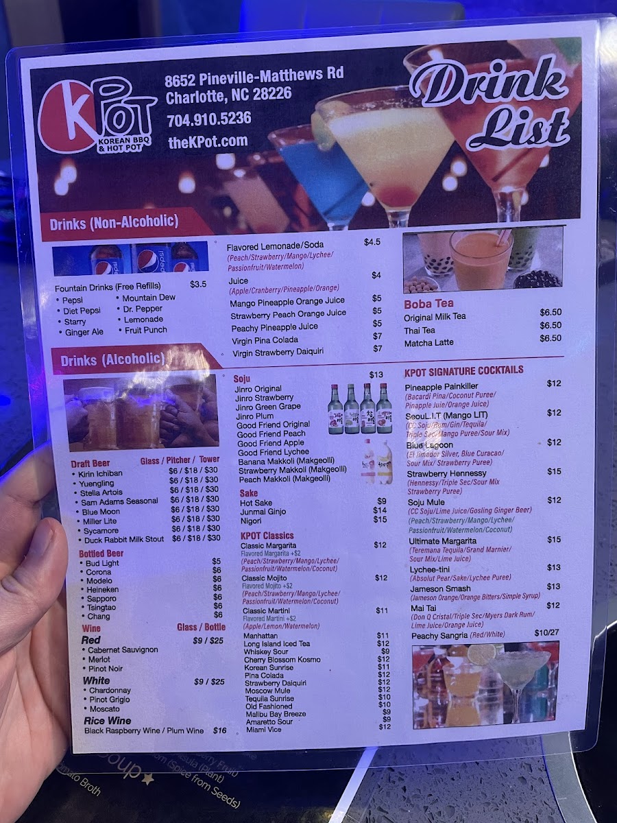 KPOT Korean BBQ & Hot Pot Photo Menu 9