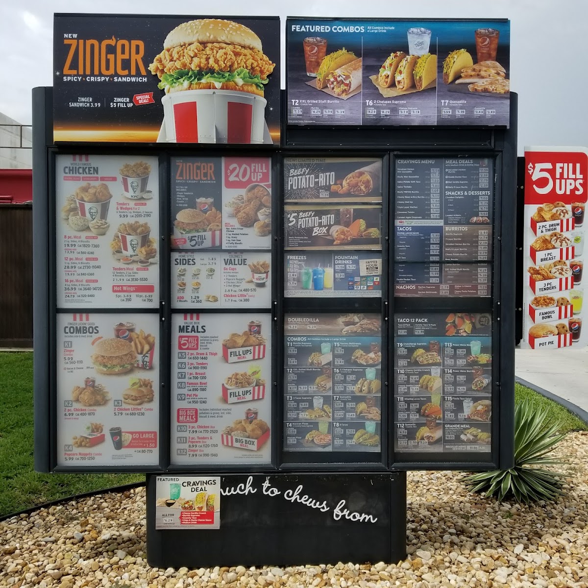 Taco Bell Photo Menu 1