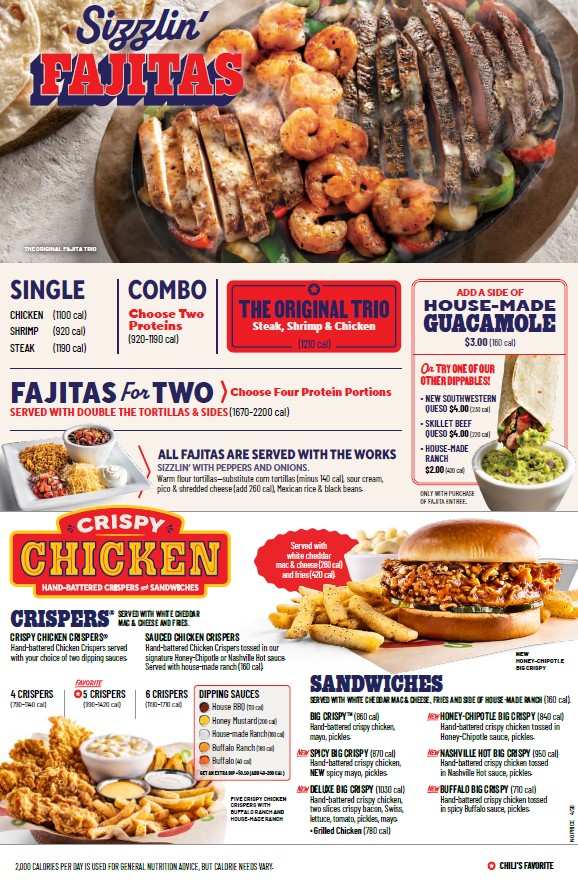 Chili's Grill & Bar Photo Menu 2