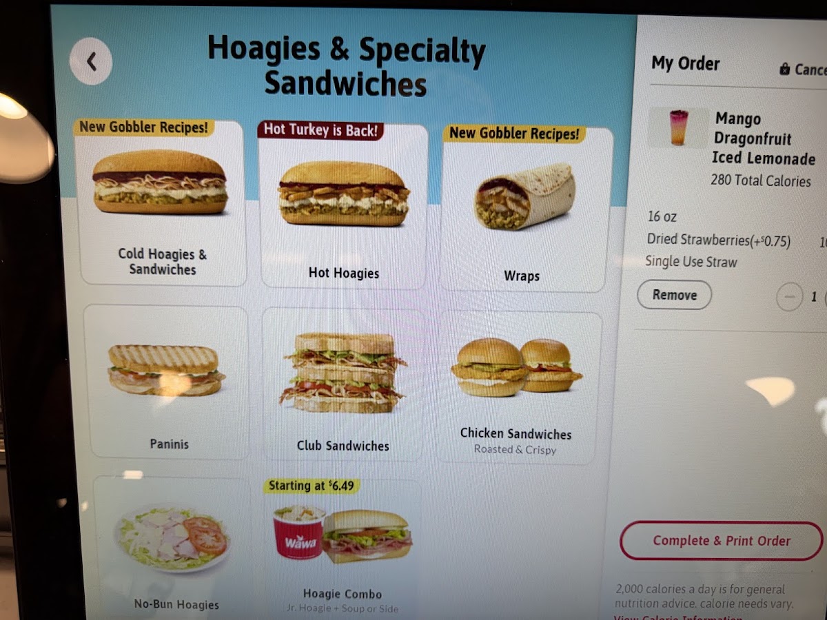 Wawa Photo Menu 3