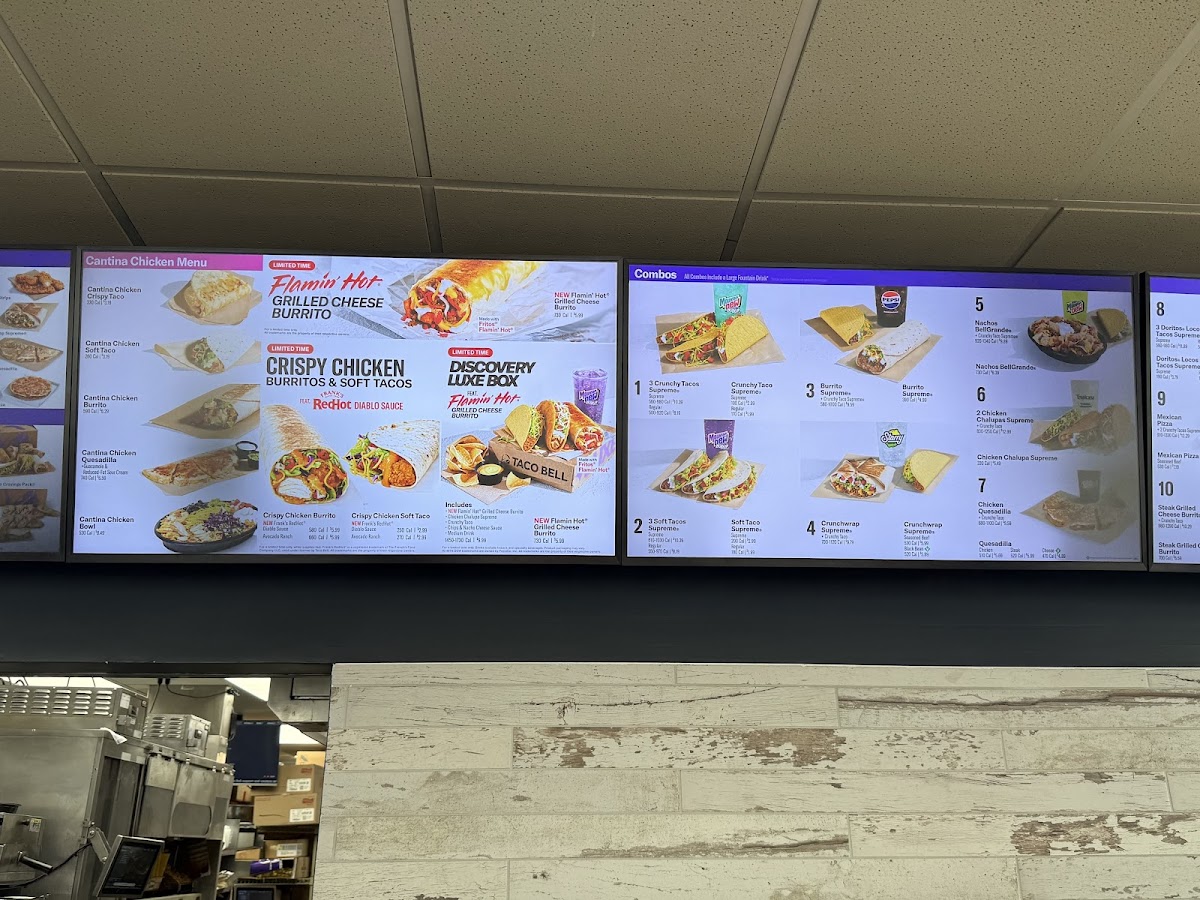 Taco Bell Photo Menu 1