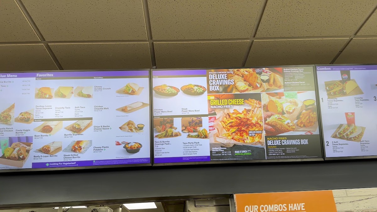 Taco Bell Photo Menu 2