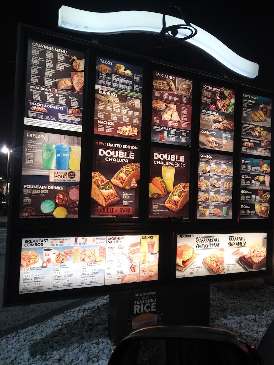 Taco Bell Photo Menu 4