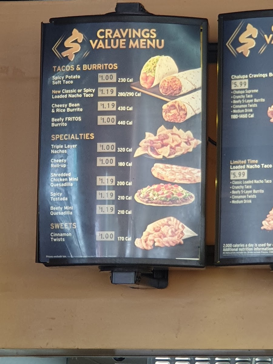 Taco Bell Photo Menu 5