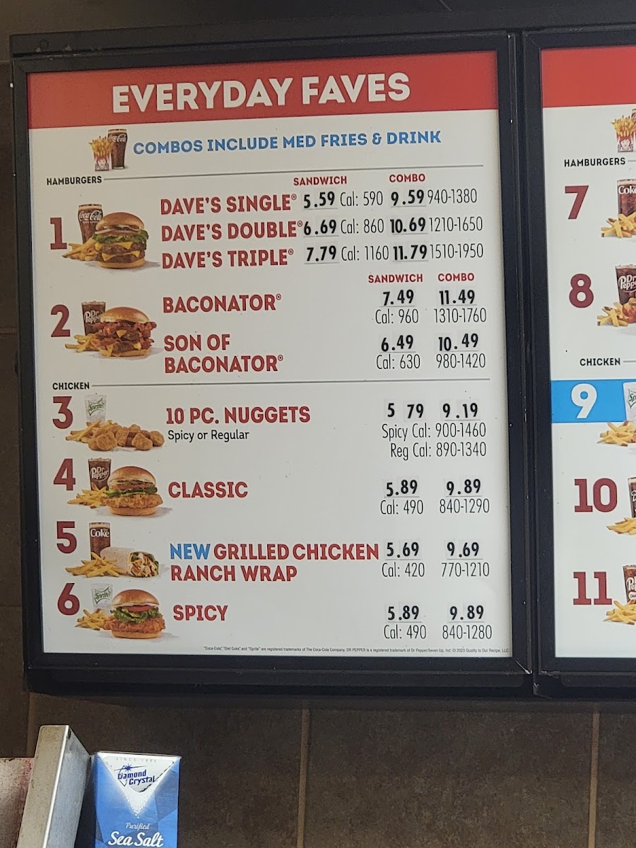 Wendy's Photo Menu 3