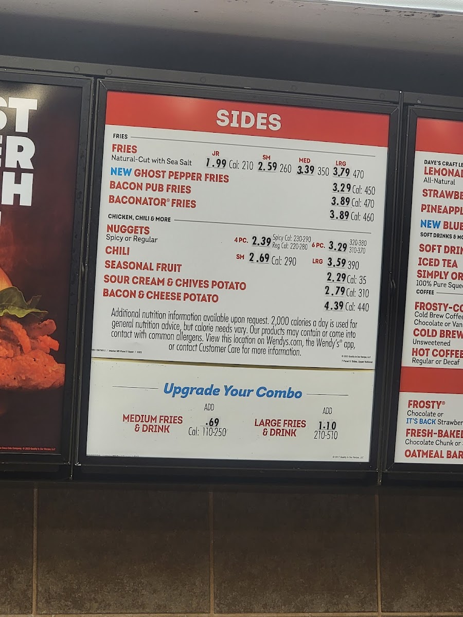 Wendy's Photo Menu 6