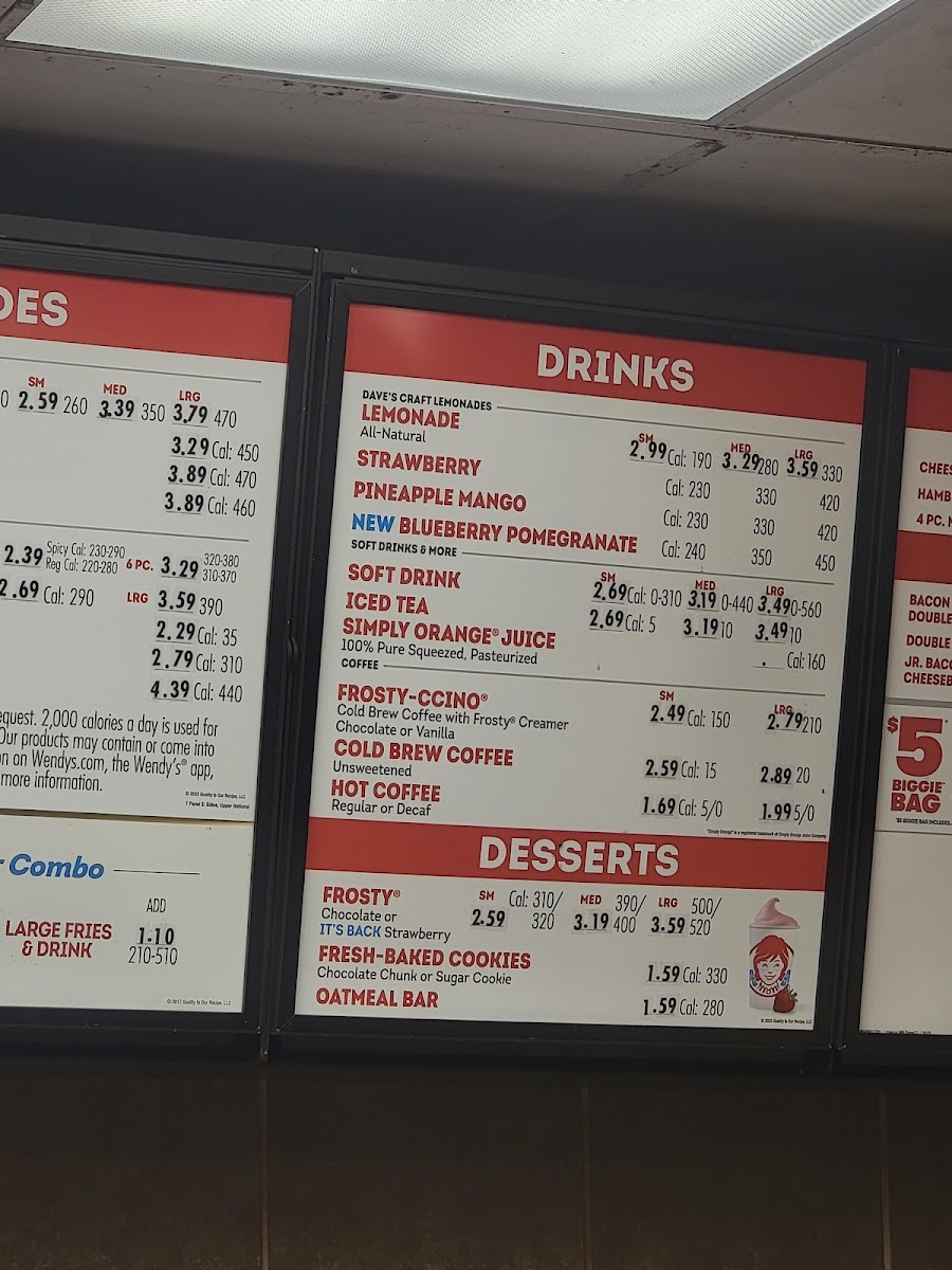 Wendy's Photo Menu 7