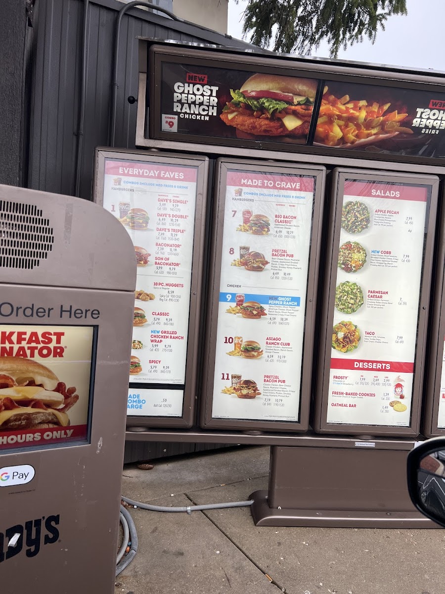Wendy's Photo Menu 1