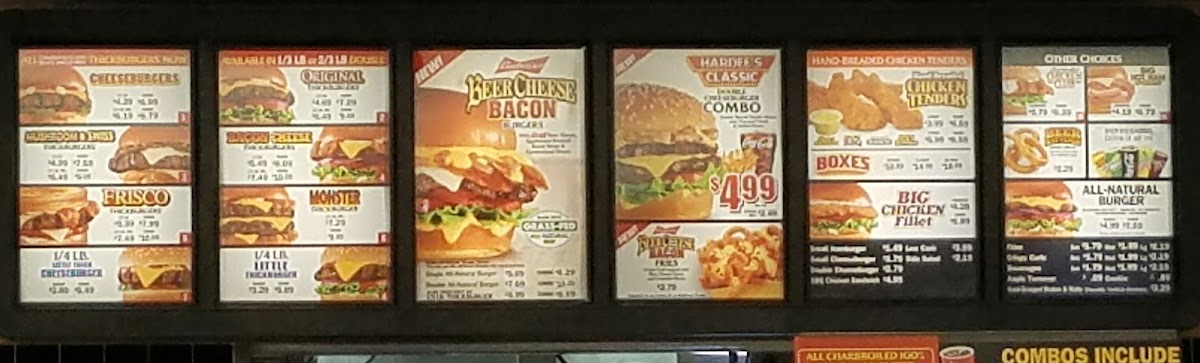 Hardee's Photo Menu 2