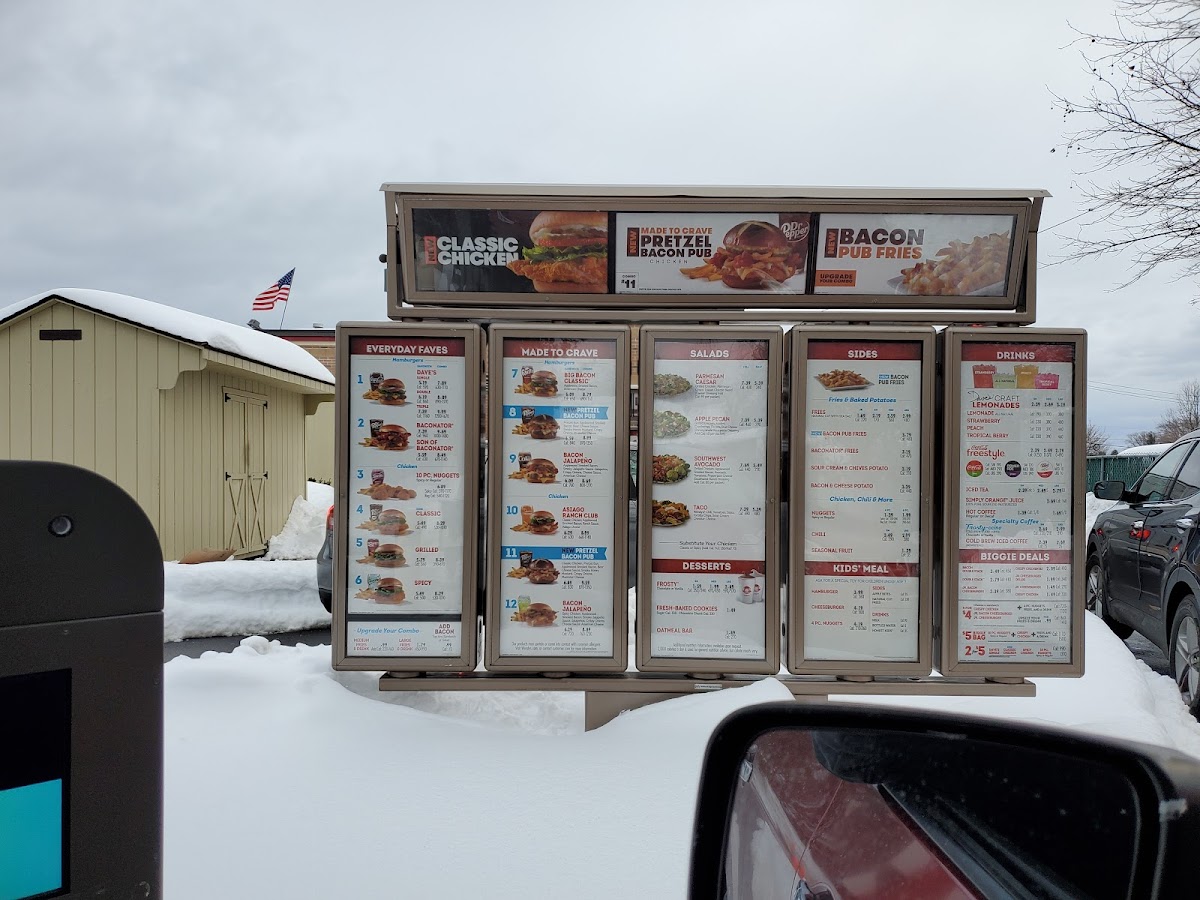Wendy's Photo Menu 2