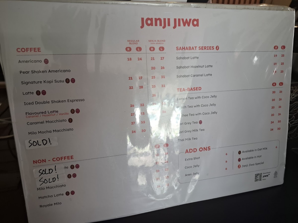 Janji Jiwa Photo Menu 1
