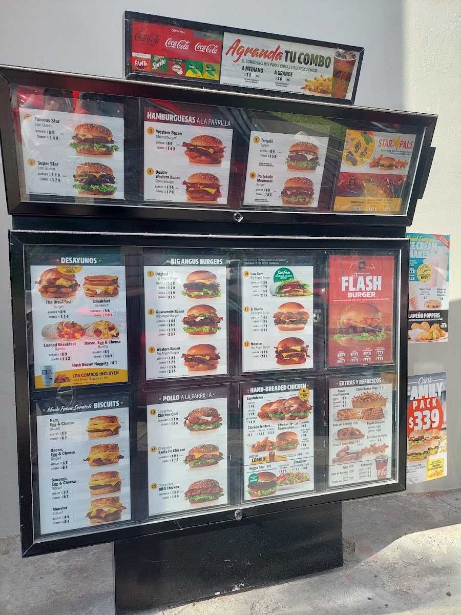 CARL'S JR. Photo Menu 1