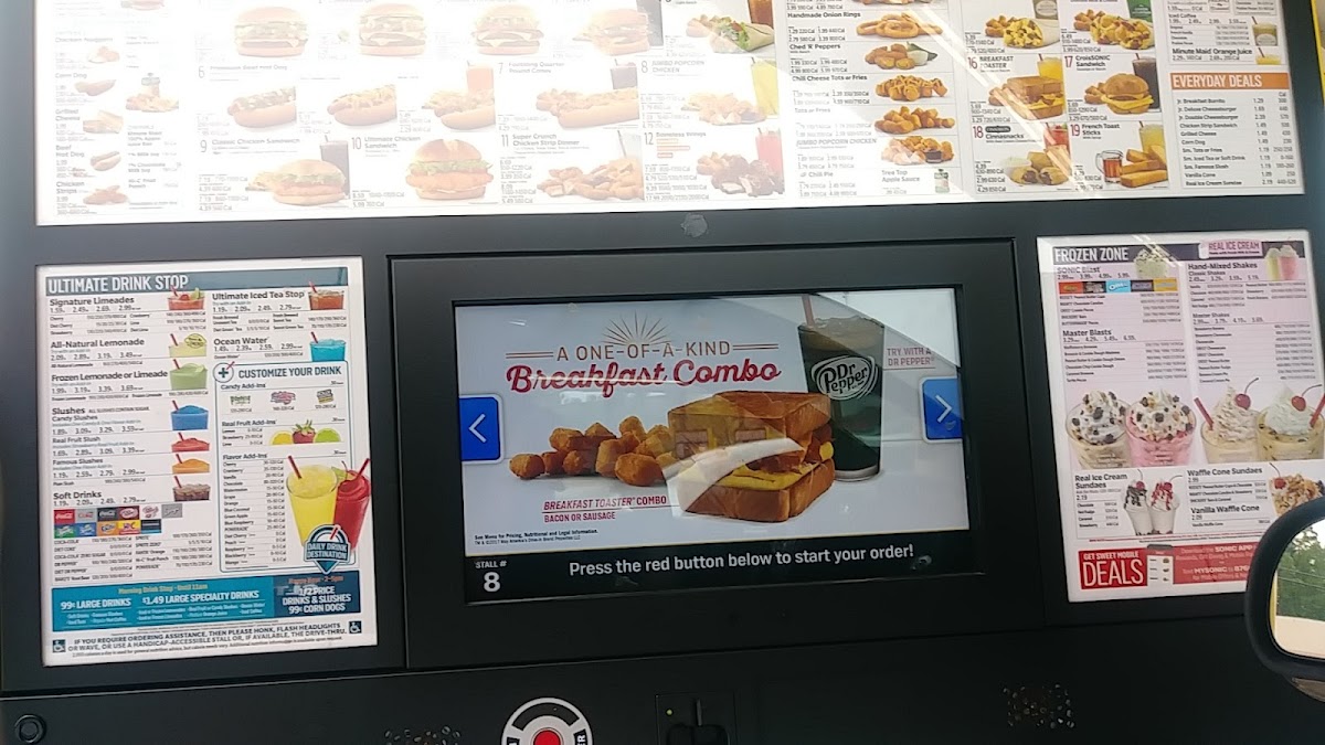 Sonic Drive-In Photo Menu 4