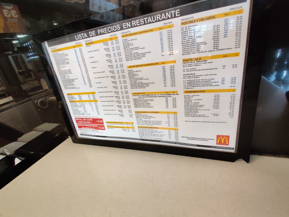 McDonald's Photo Menu 6