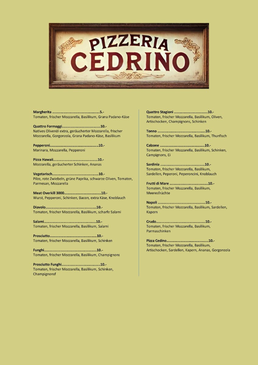 Pizzeria Cedrino Photo 2