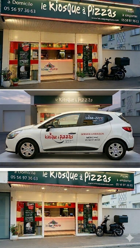 Le kiosque à pizzas