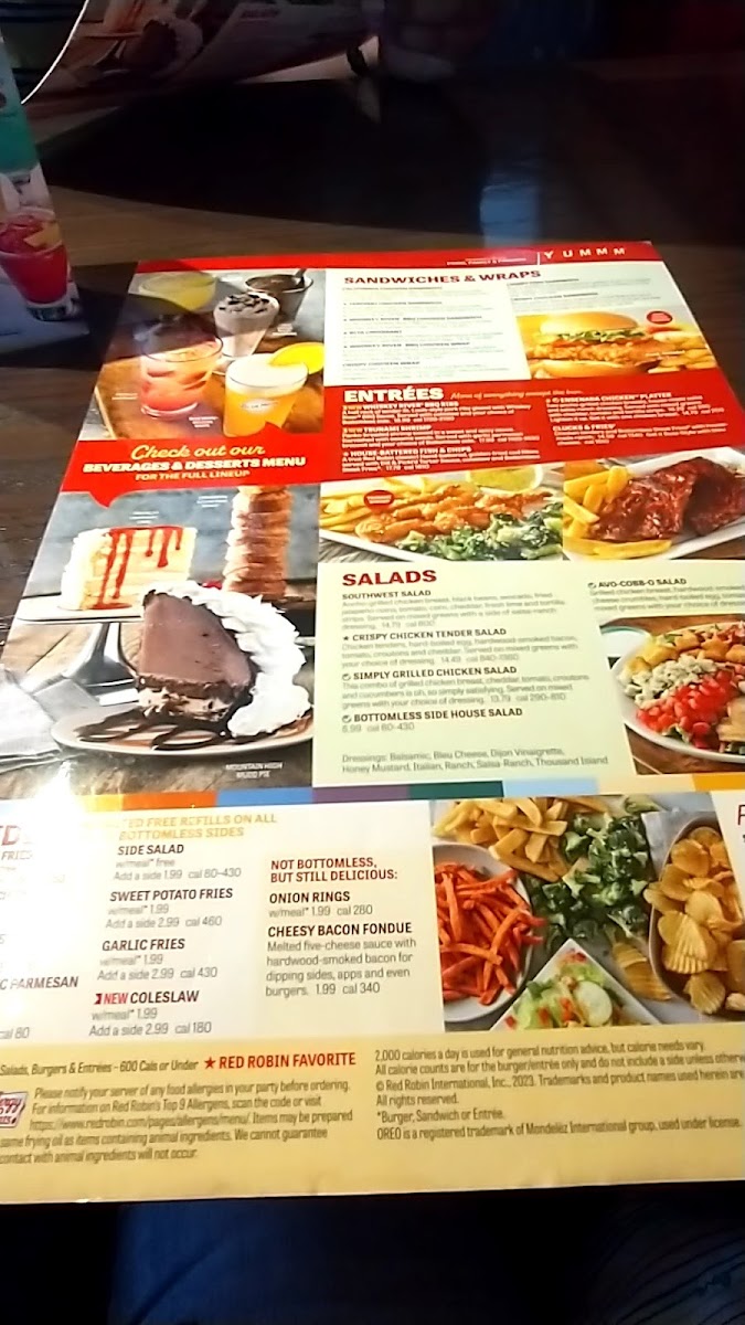 Red Robin Gourmet Burgers and Brews Photo Menu 10