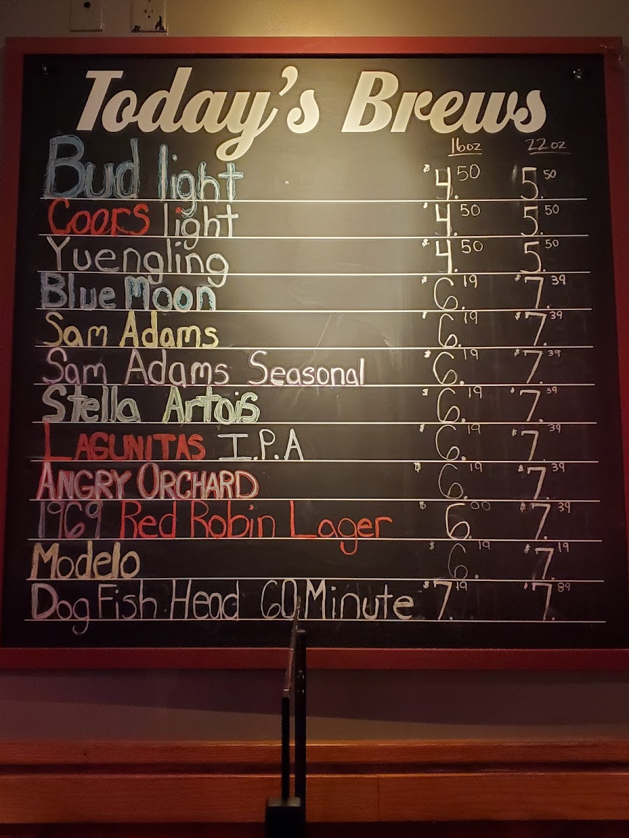 Red Robin Gourmet Burgers and Brews Photo Menu 9
