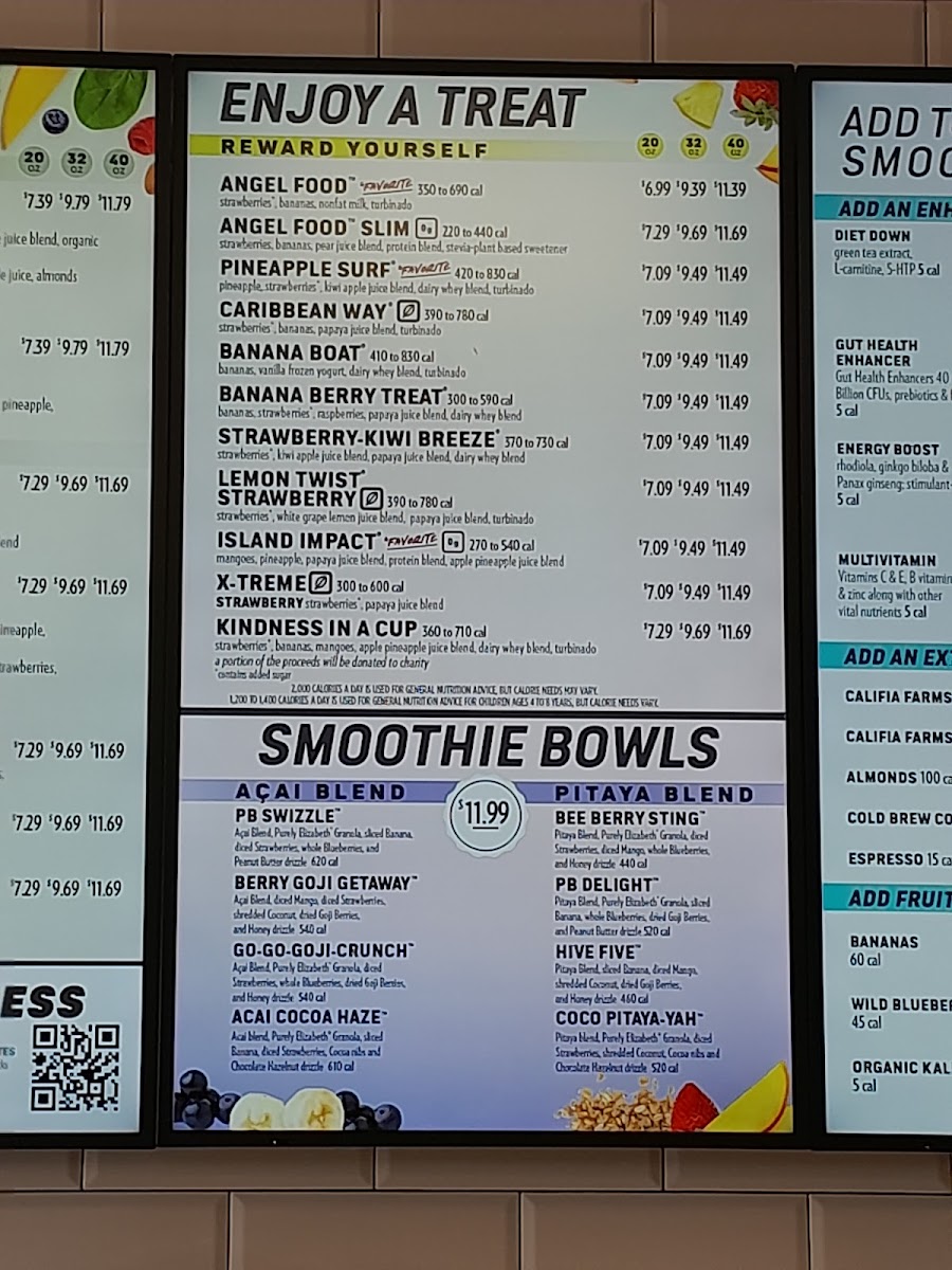 Smoothie King Photo Menu 2