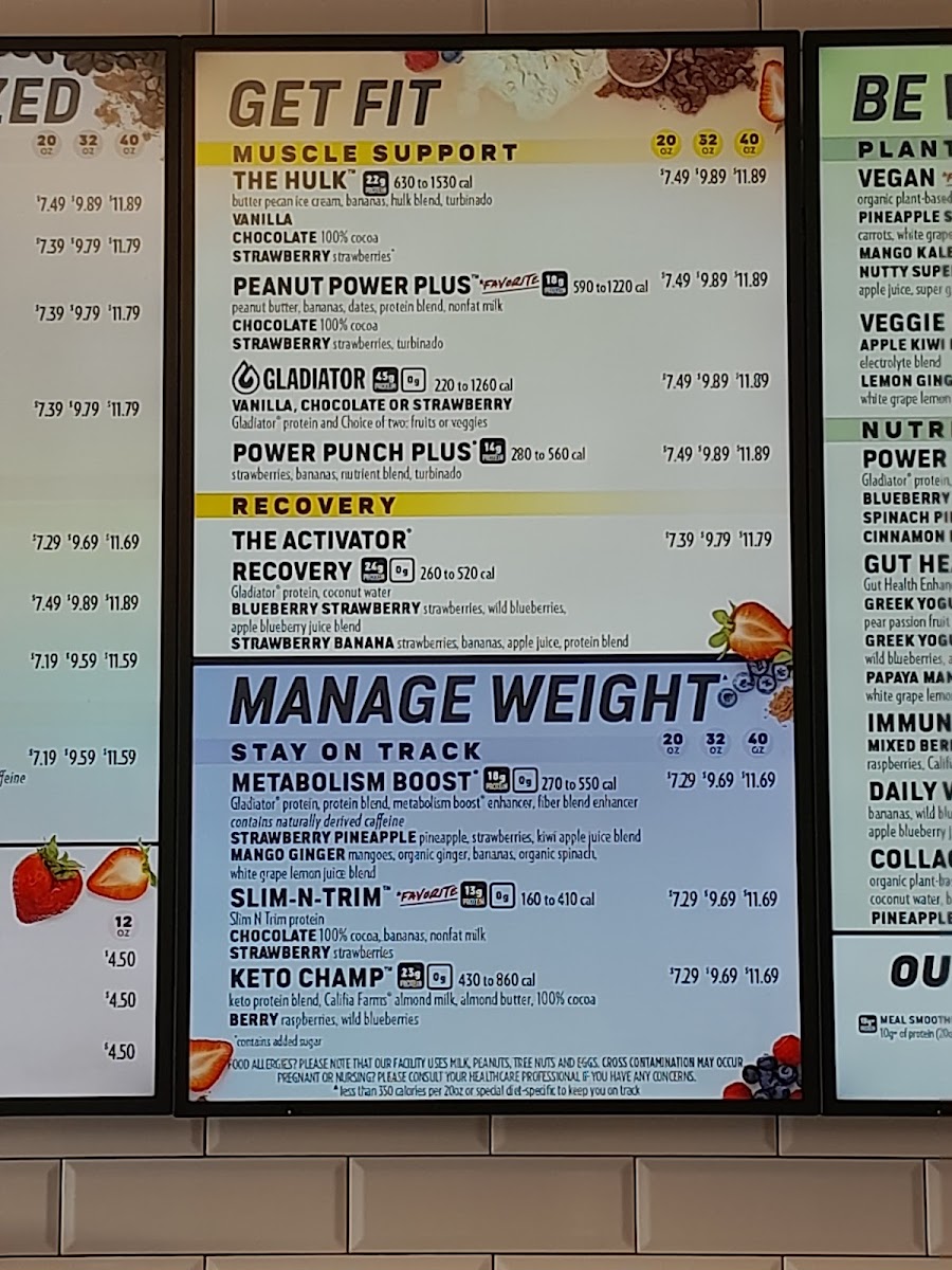 Smoothie King Photo Menu 3
