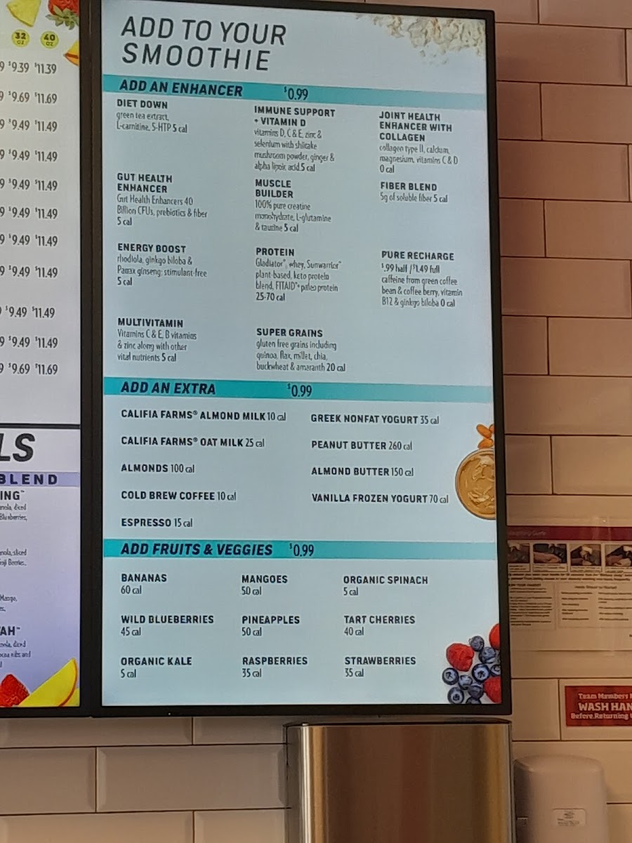 Smoothie King Photo Menu 6