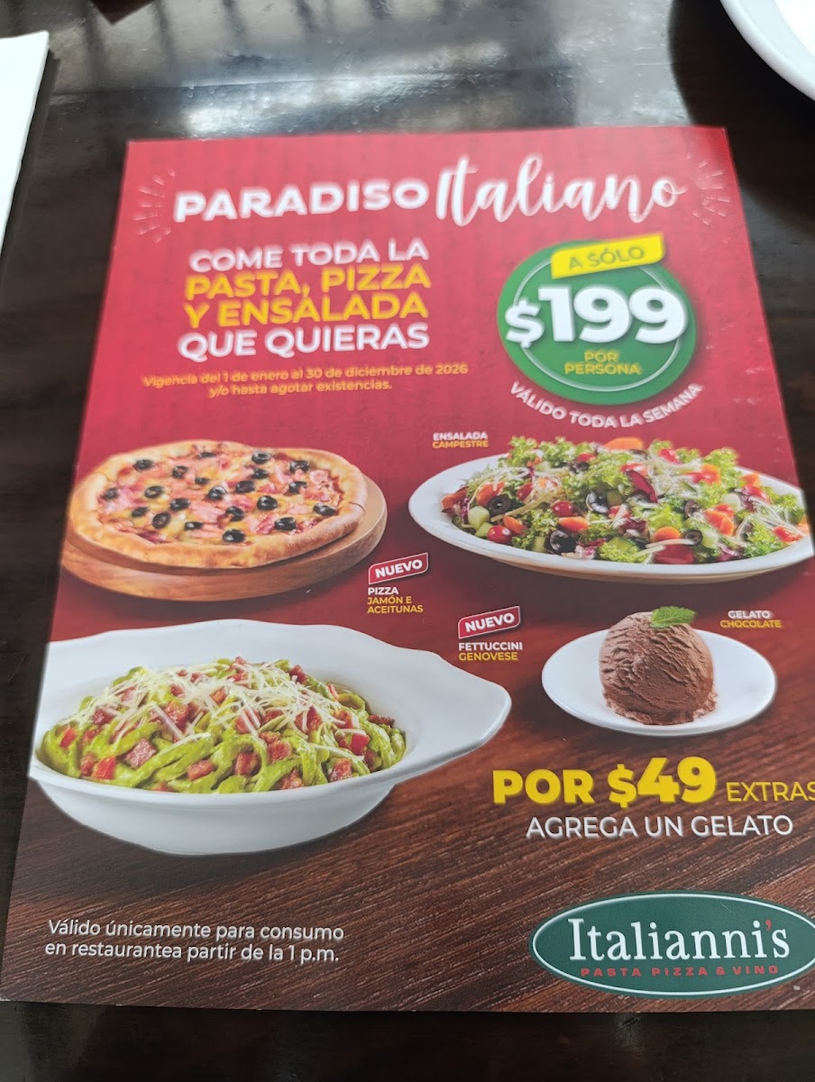 Italianni’s Photo Menu 3