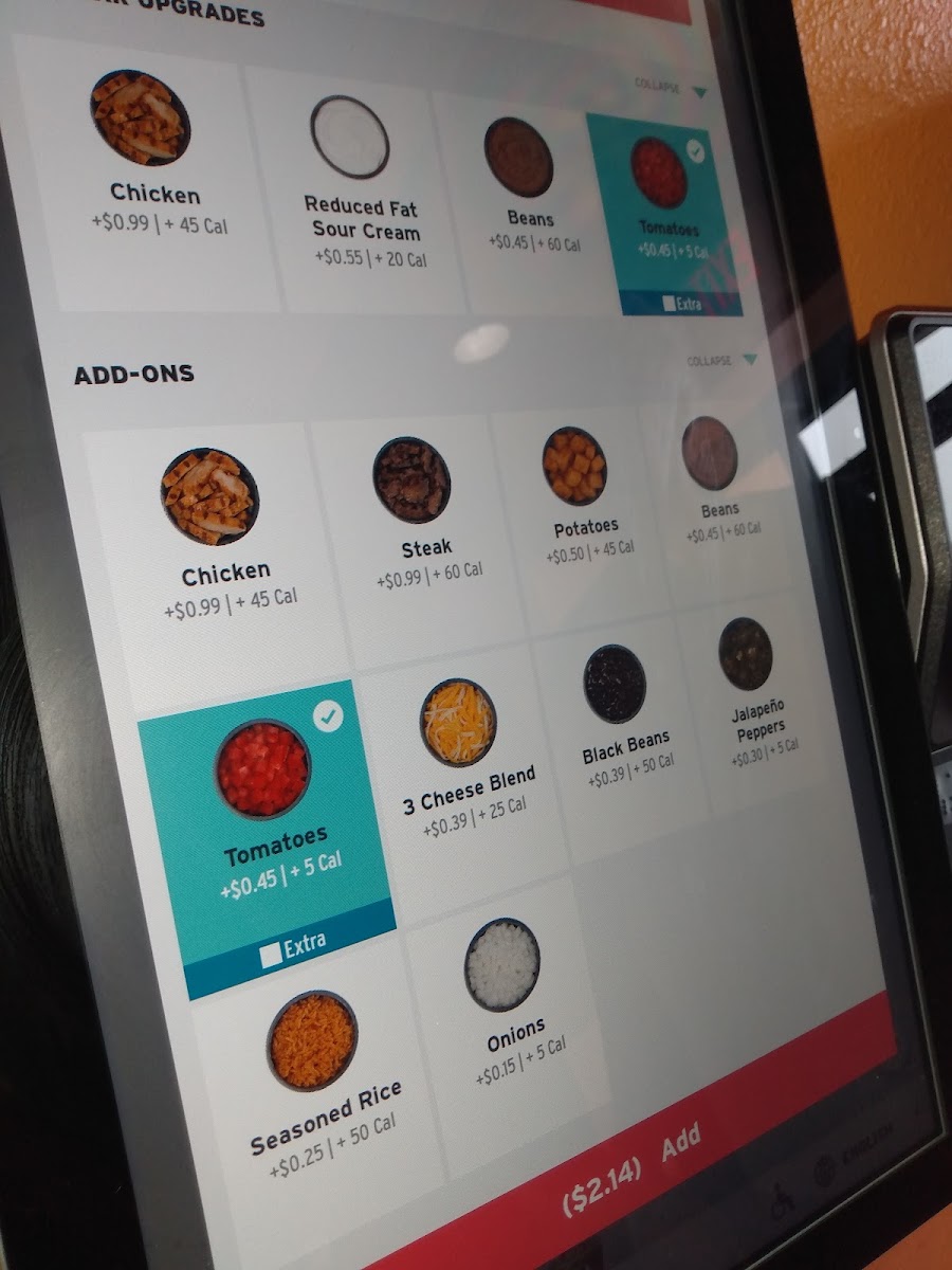 Taco Bell Photo Menu 1