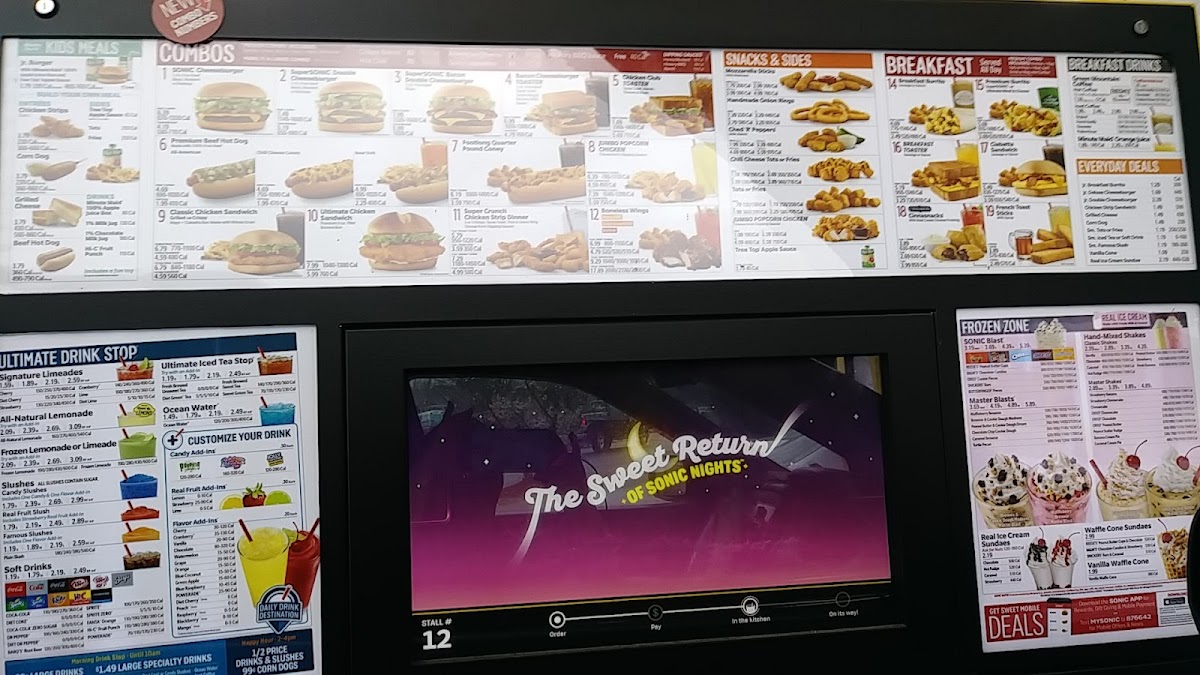 Sonic Drive-In Photo Menu 10
