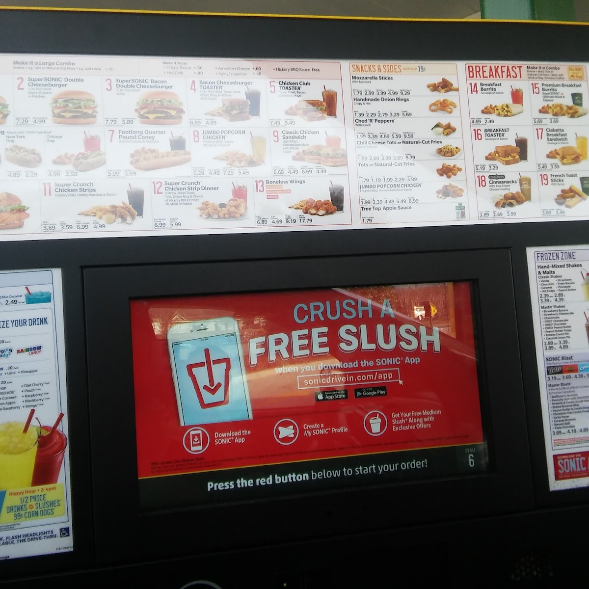 Sonic Drive-In Photo Menu 3