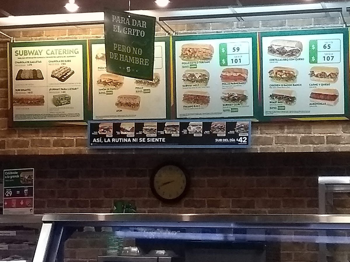 Subway Photo Menu 3
