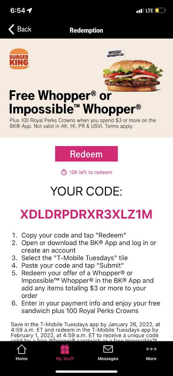 Burger King Photo Menu 4