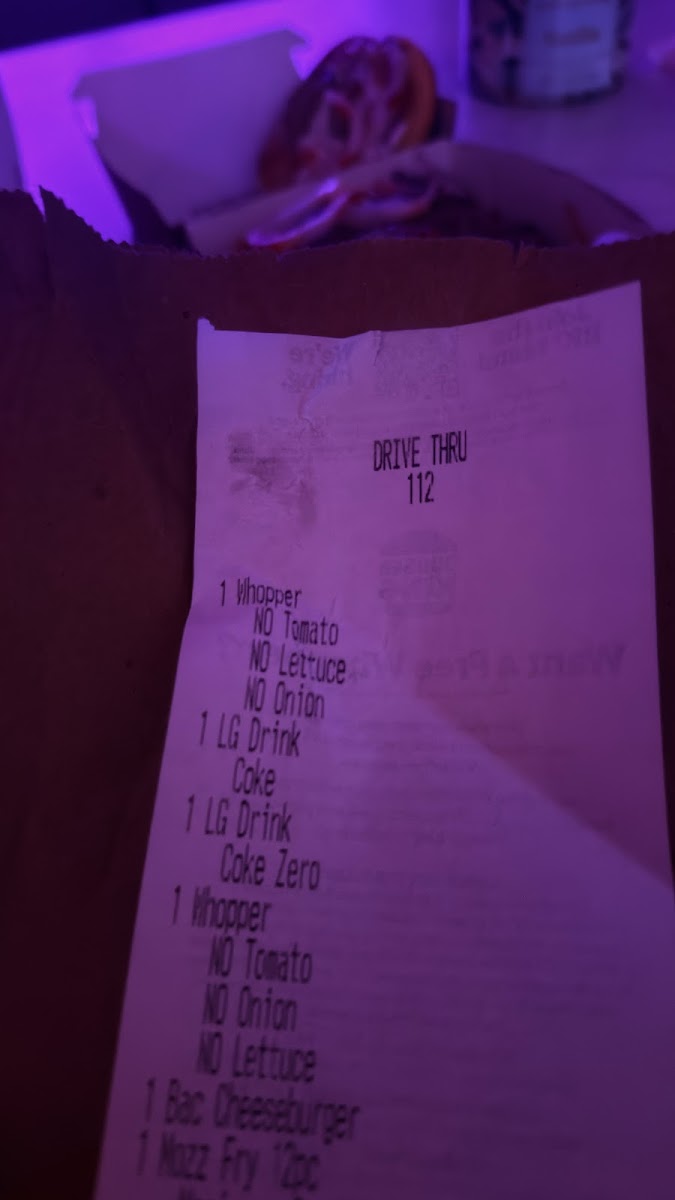 Burger King Photo Menu 5