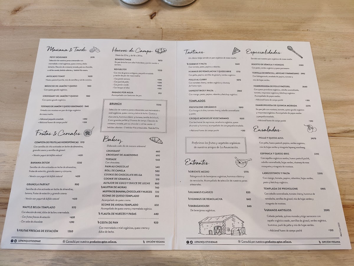 Le Pain Quotidien Photo Menu 1