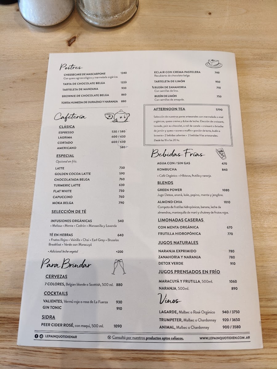 Le Pain Quotidien Photo Menu 2
