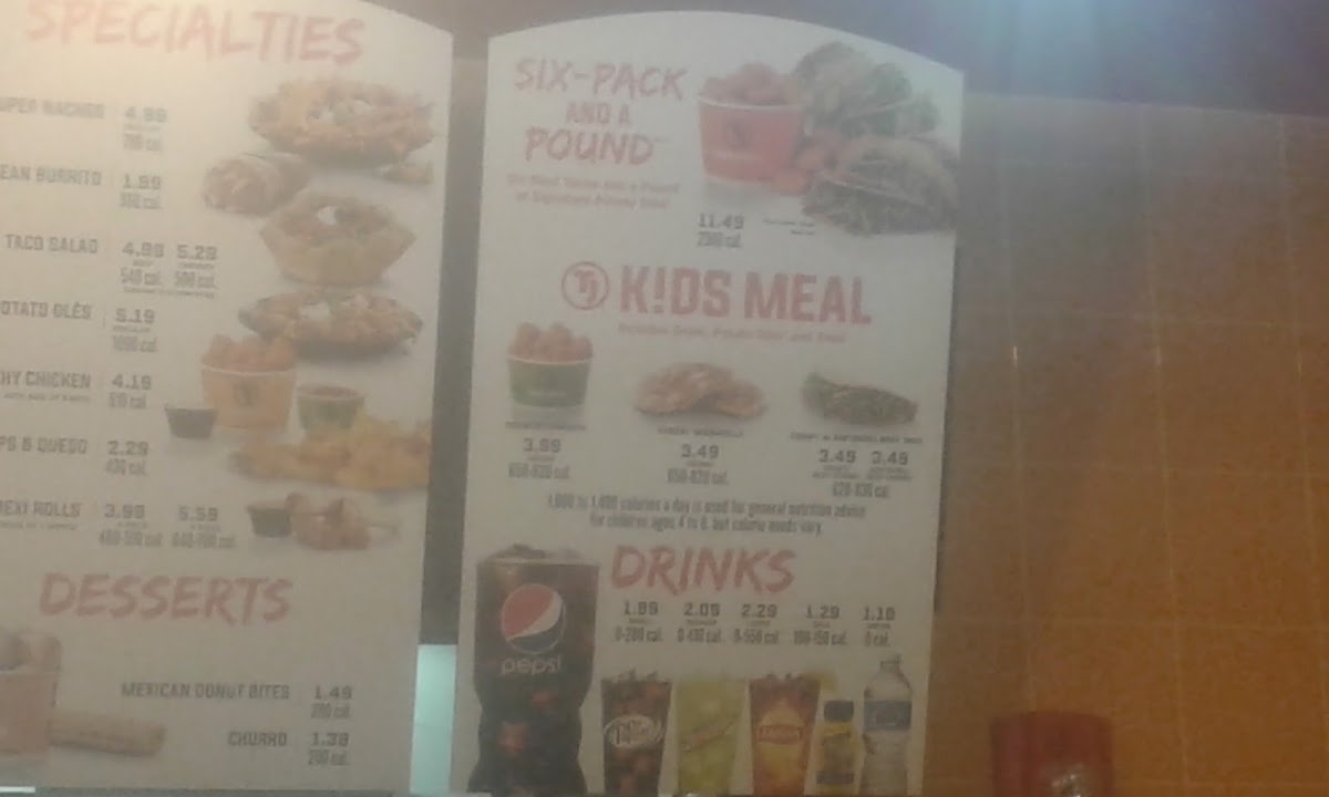 Taco John's Photo Menu 2