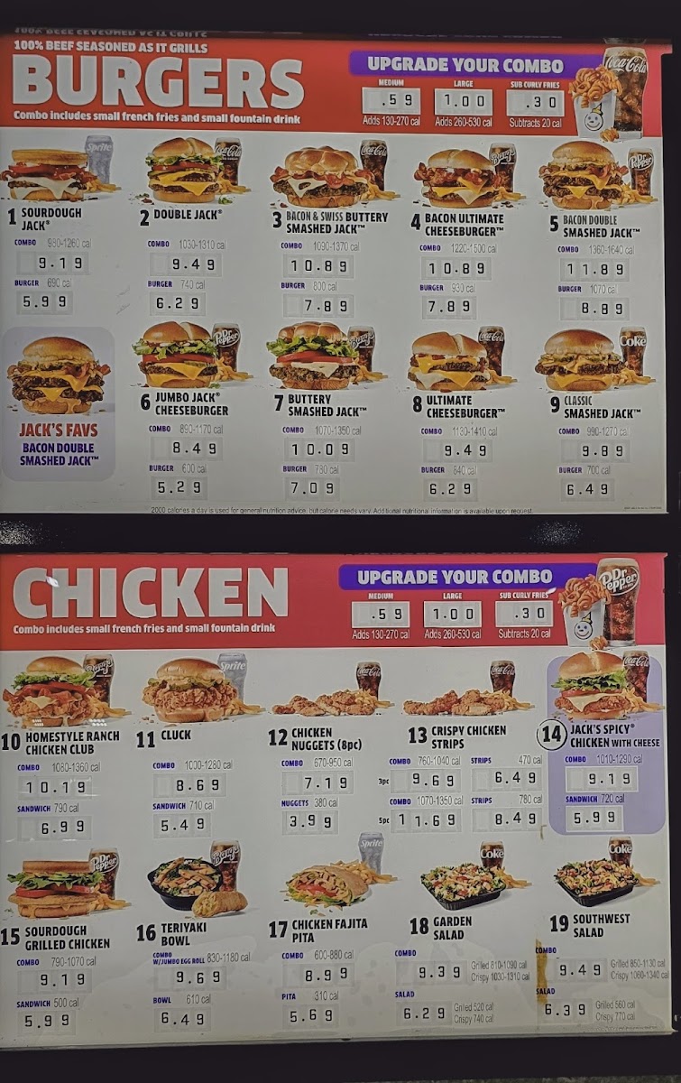 Jack in the Box Photo Menu 3