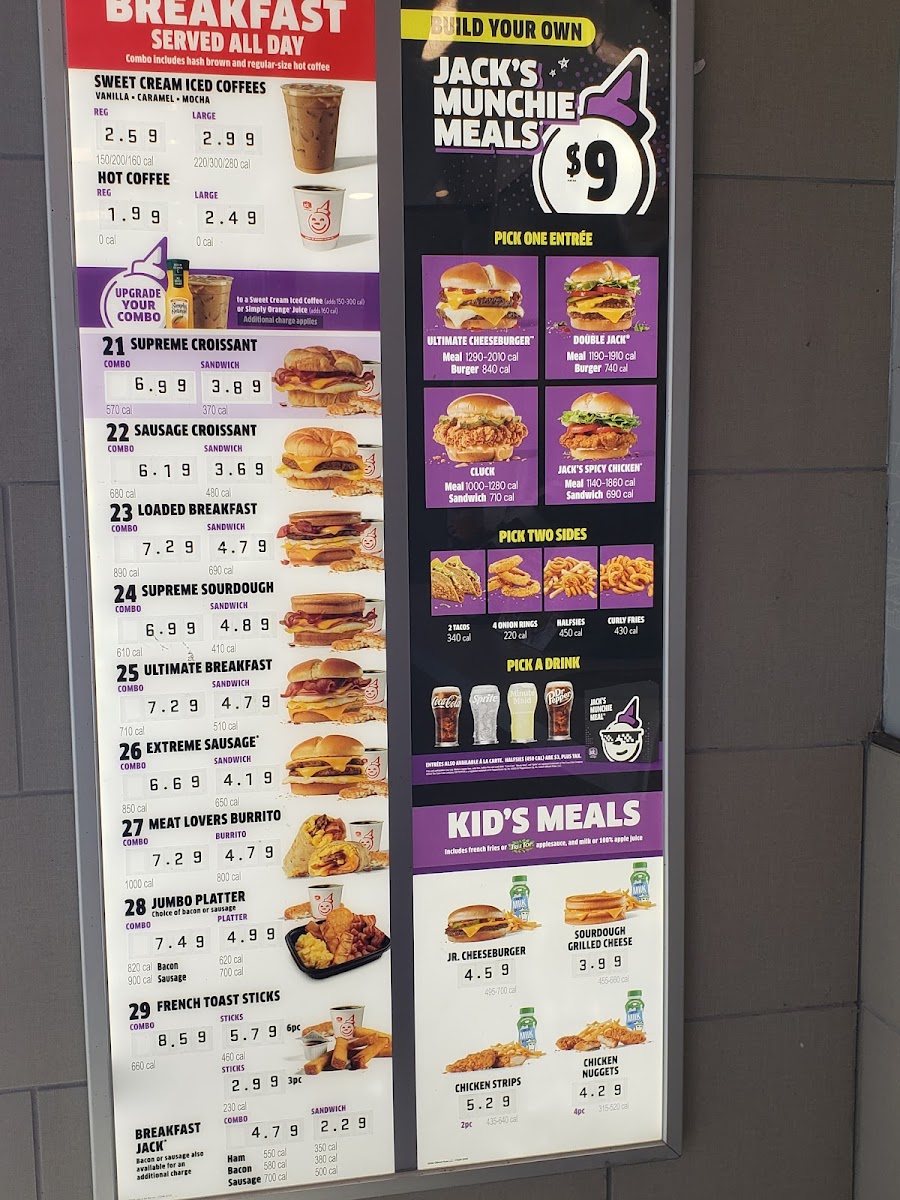 Jack in the Box Photo Menu 4