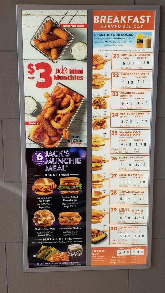Jack in the Box Photo Menu 9