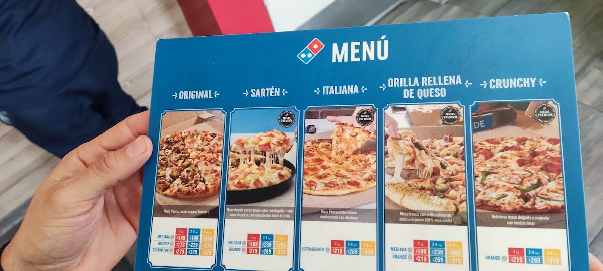 Domino's Pizza Photo Menu 1
