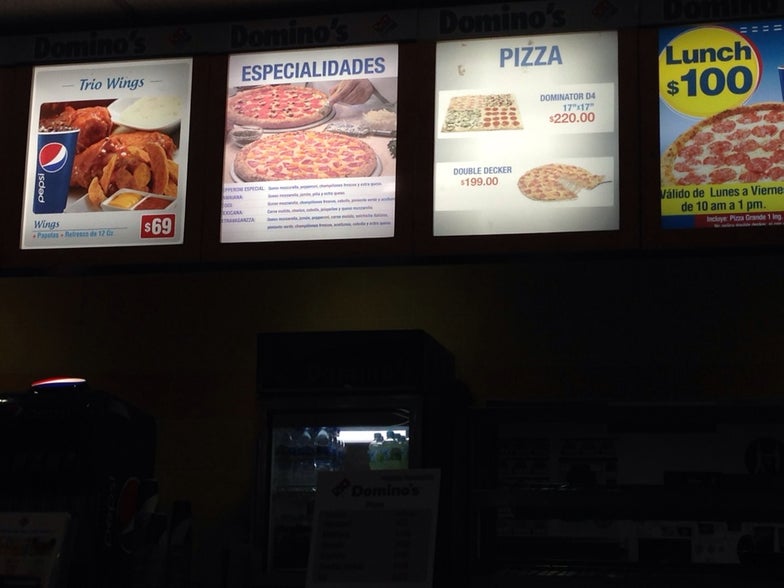 Domino's Pizza Photo Menu 6